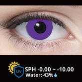 InnoVision Cosplay Halloween Contact Lenses Solid Purple